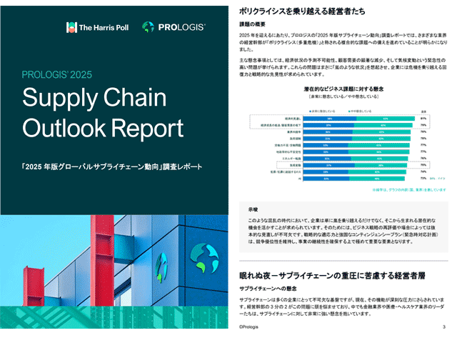 「2025年版グローバルサプライチェーン動向」調査レポート（イメージ｜6448）